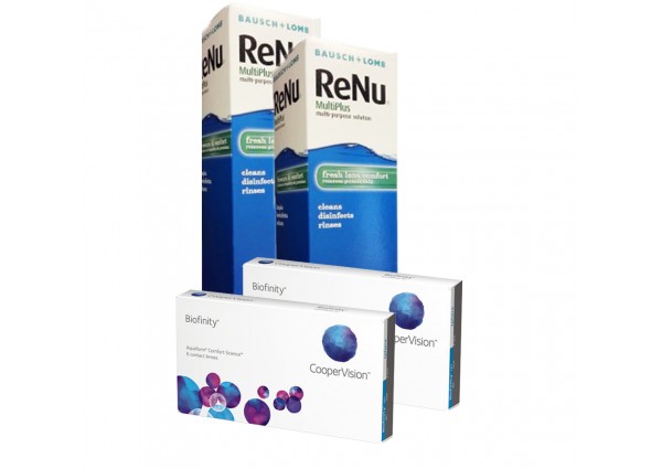  Pack Biofinity Renu Multi